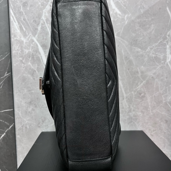 YSL Saint Laurent COLLEGE 黑銀學院包 95新